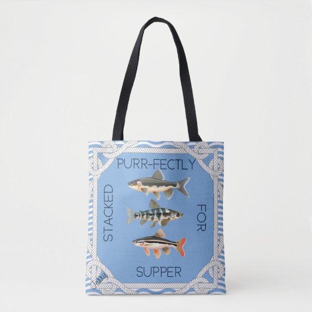 Tote Bag Pêcheur Humour esthétique pour les amoureux des an (Devant)