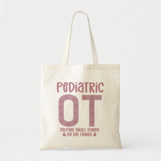 Tote Bag Pediatric OT ergothérapeute OT Dons (Devant)