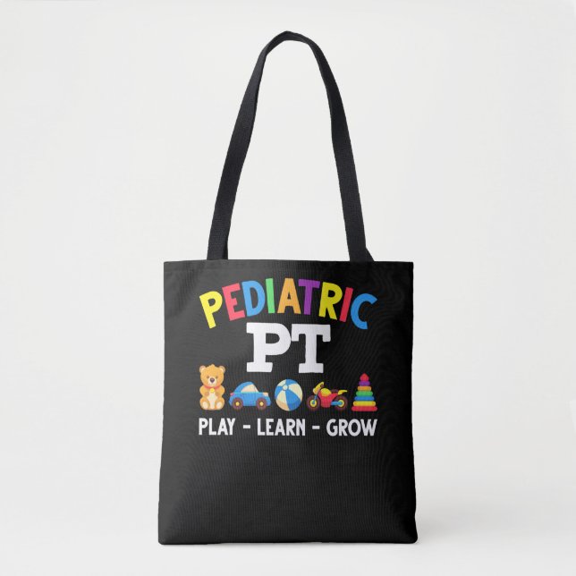 Tote Bag Pédiatrie PT-Enfants Thérapie physique Pédiatre (Devant)