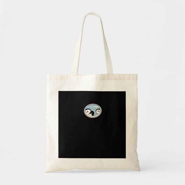 Tote Bag Peekabo Penguins (Devant)