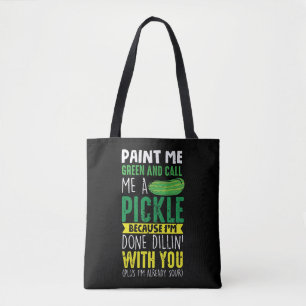 Tote Bag Peignez-moi le vert et appelez-moi un chou