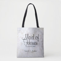 Peines blanches et coeurs Mariage Maid of Honor