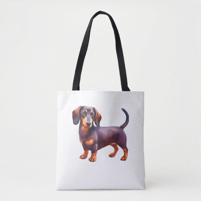 Tote Bag Peinture à base de chocolat et de crème de bronze  (Devant)