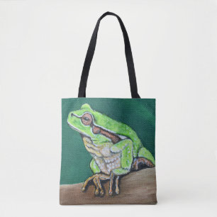 Tote Bag Peinture à la grenouille