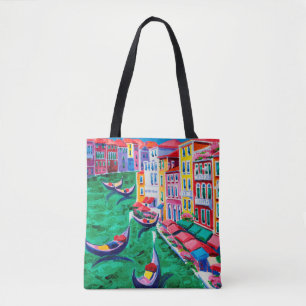 Tote Bag peinture à l'huile de Venise, Italie sur toile