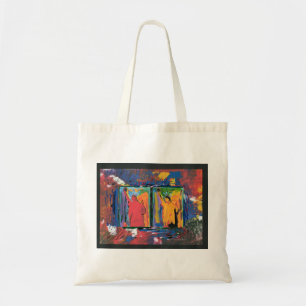 Tote Bag Peinture acrylique originale de style Peter Max
