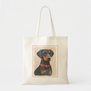 Tote Bag Peinture allemande Pinscher peinture art animal or