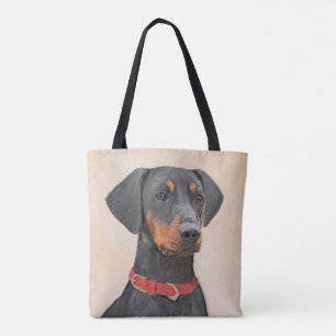 Tote Bag Peinture allemande Pinscher peinture art animal or