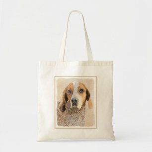 Tote Bag Peinture américaine anglaise sur pilon - Chien Art