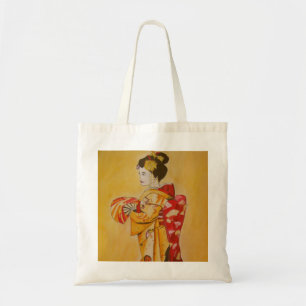 Tote Bag Peinture aquarelle originale représentant une geis