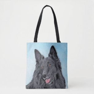 Tote Bag Peinture belge Sheepdog - Cute Original Chien Art
