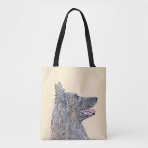 Tote Bag Peinture belge Tervuren - Cute Original Chien Art