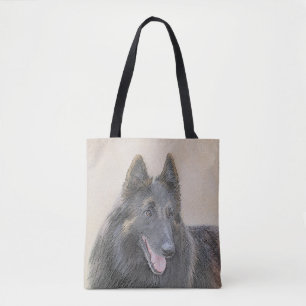 Tote Bag Peinture belge Tervuren - Cute Original Chien Art