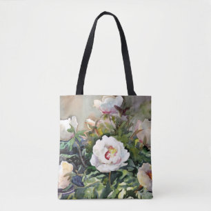 Tote Bag Peinture d'aquarelle des belles fleurs