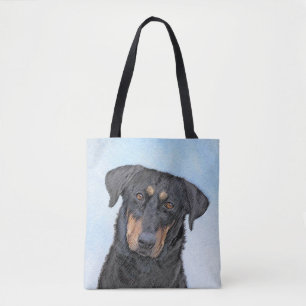 Tote Bag Peinture de Beauceron - Cute Original Chien Art