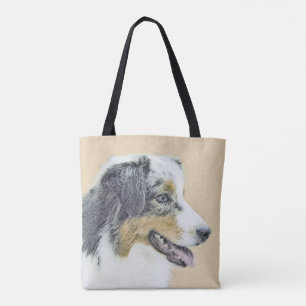 Tote Bag Peinture de berger australien - Art original de ch