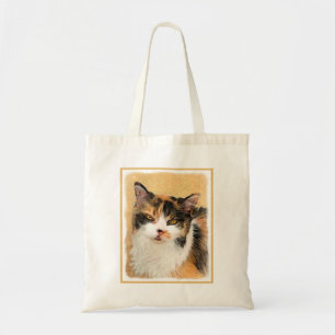 Tote Bag Peinture de chat Calico - Cute Original Cat Art