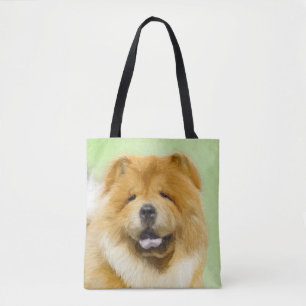 Tote Bag Peinture de Chow Chow - Art original de chien mign