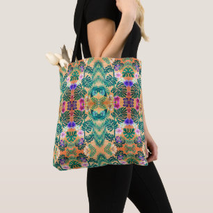 Tote Bag peinture de jungle tropicale
