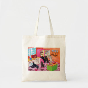 Tote Bag Peinture de partie de cuisine de Labrador