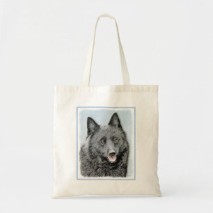 Tote Bag Peinture de Schipperke - Cute Original Dog Art