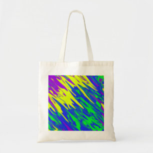 Tote Bag Peinture de Spray Mardi Gras Bleu