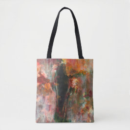 Tote Bag Peinture figurative gothique, Paysage Abstrait