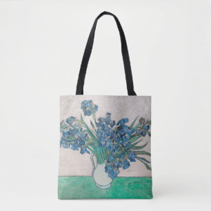 Tote Bag Peinture impressionniste vase d'iris de Van Gogh