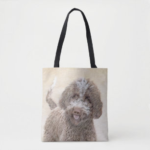 Tote Bag Peinture Lagotto Romagnolo - Art Original de Chien