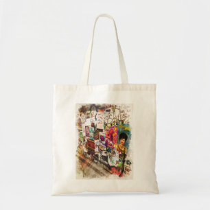 Tote Bag Peinture murale, babillards, marché de place de