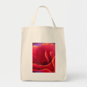 Tote Bag Peinture rouge de fleur de pavot - multi