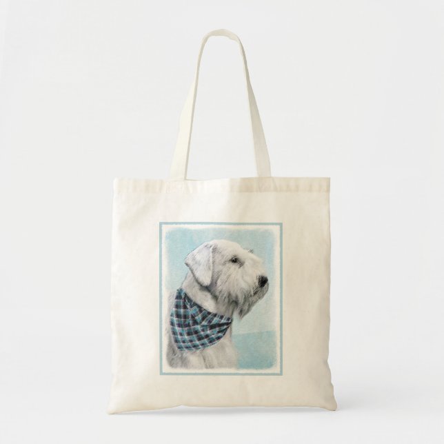 Tote Bag Peinture Sealyham Terrier - Cute Original Chien Ar (Devant)