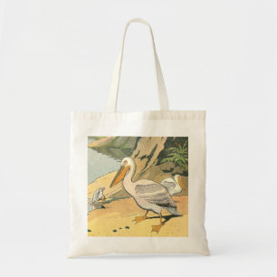 Tote Bag Pélicans dans le port