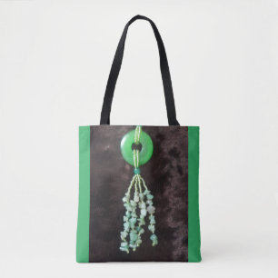 Tote Bag Pendentif Jade Gemstone