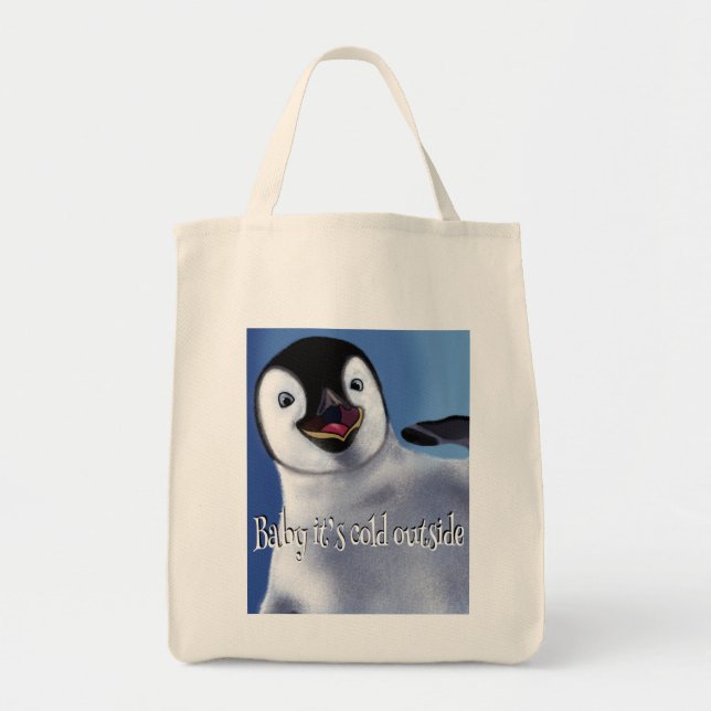 Tote Bag Penguin d'hiver (Devant)