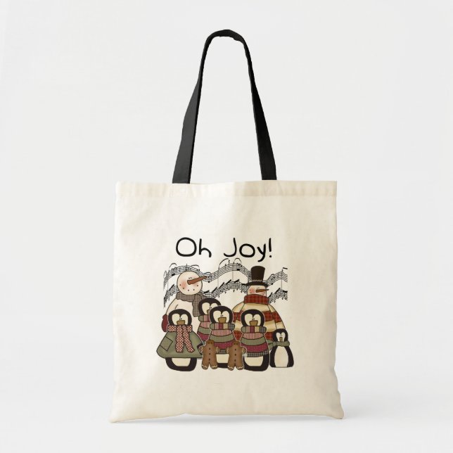Tote Bag Penguin Oh Joy T-shirts et cadeaux de Noël (Devant)