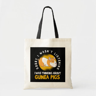 Tote Bag Penser à la bête de porc de Guinée