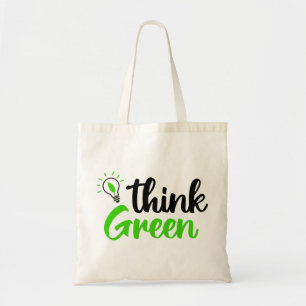Tote Bag penser vert