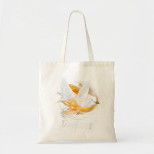 Tote Bag Pentecôte Doves Tongues Feu Flamme Saint Esprit Ch