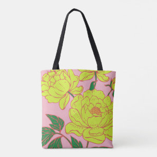 Tote Bag Peonies jaunes #2