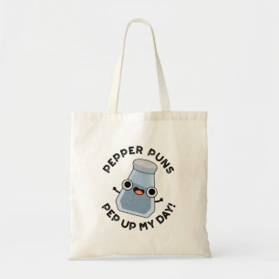 Tote Bag Pepper Puns Pep Up My Day Funky Food Pun