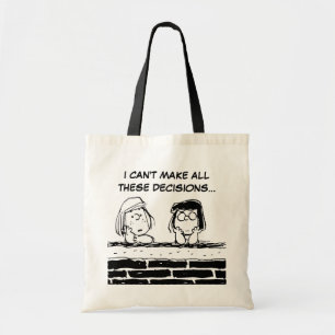 Tote Bag Pepperment Patty & Marcie au mur