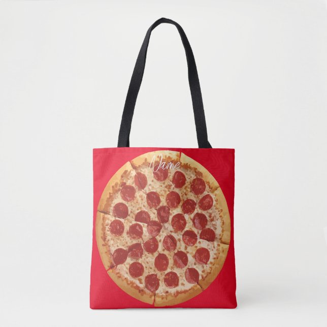 Tote Bag Pepperoni Pizza Thunder_Cove (Devant)