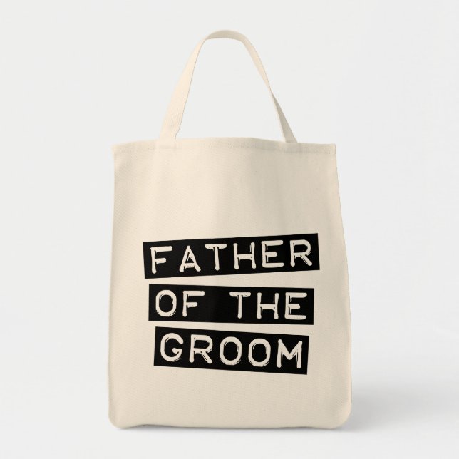 Tote Bag Père d'étiquette du marié (Devant)