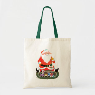 Tote Bag Père Noël avec le train
