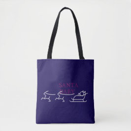 Tote Bag Père Noël Baby : Festive et Flirty Holiday Cheer"