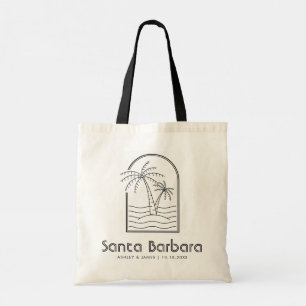 Tote Bag Père Noël Barbara Mariage Bienvenue Destination Ma