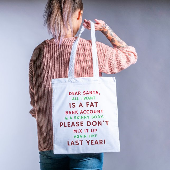Tote Bag Père Noël Humour Haven Fourre-tout (Créateur téléchargé)