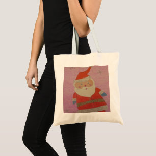 Tote Bag Père Noël vintage