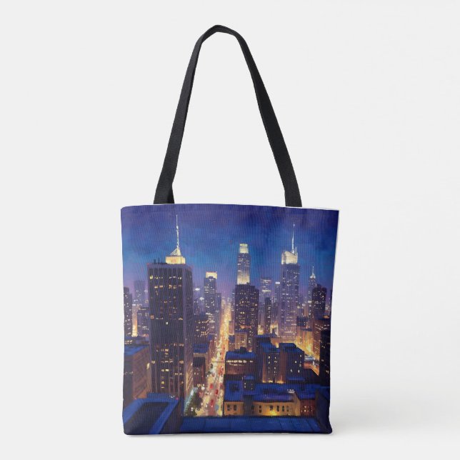 Tote Bag Peripheral Metropolis View (Dos)